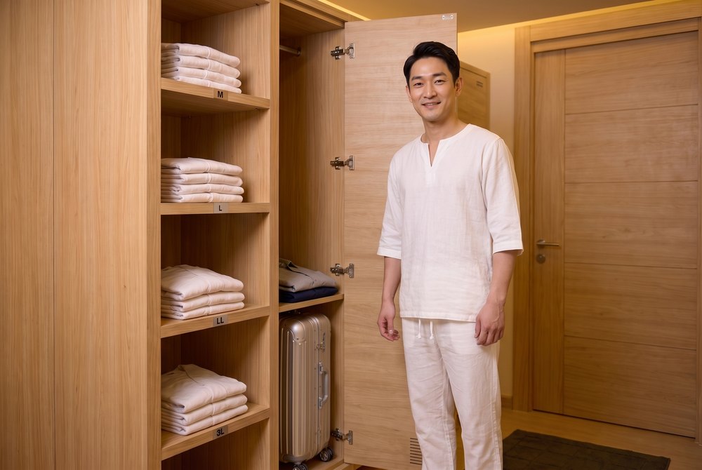 専用ウェアにお着替え